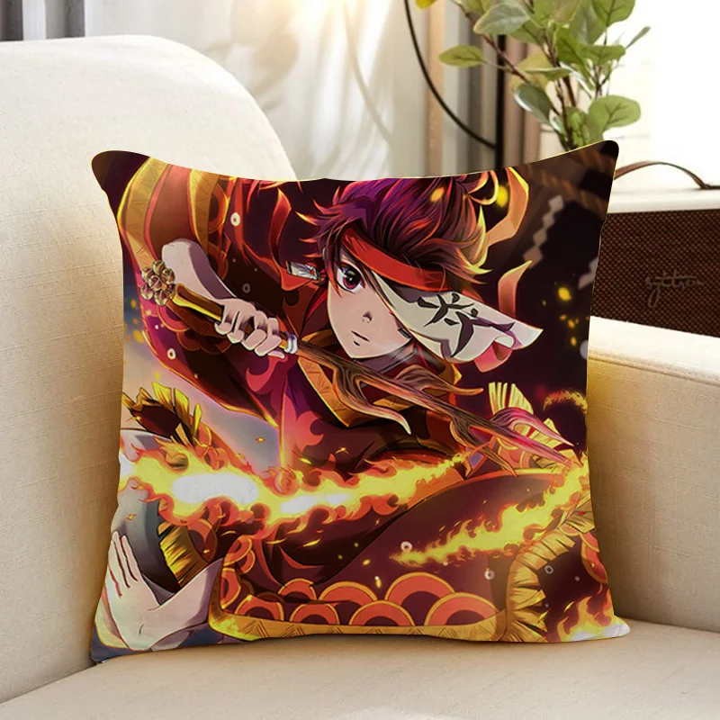 Demon Slayer Covers for Bed Pillows Decor Home Short Plush Cushion Cover Car Sofa Pillowcase Pillow Cases Decorative 45*45 Throw
Demon Slayer Covers for Bed Pillows Decor Home Short Plush Cushion Cover Car Sofa Pillowcase Pillow Cases Decorative 45*45 Throw