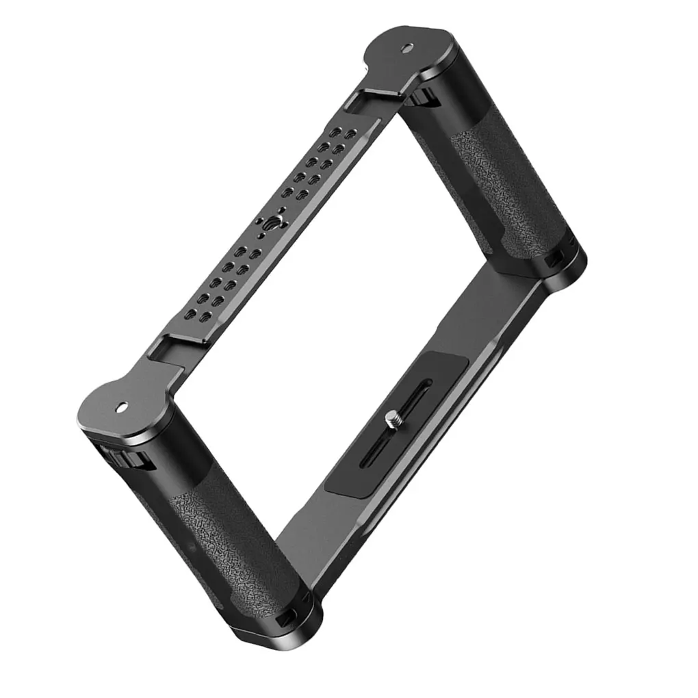 

Phone Stabilizer Aluminum Alloy Exquisite Video Cage Travelling Equipments Photography Handle Grip Mount Film Holder