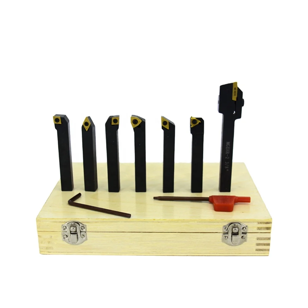Cnc Boring Bar Insert Lathe Machine Cutting Tools 3/8'' 7pcs lathe tool holder set external Internal turning tool holders
Cnc Boring Bar Insert Lathe Machine Cutting Tools 3/8'' 7pcs lathe tool holder set external Internal turning tool holders