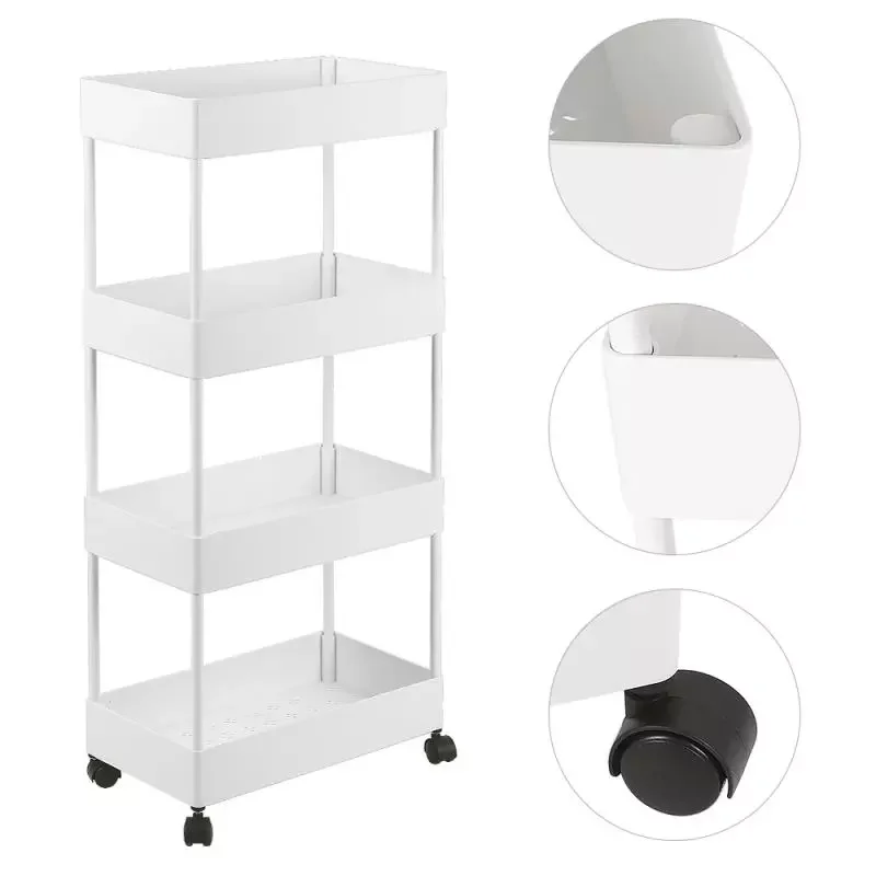 4-Tier Rolling Utility Cart Kitchen Trolley Rolling Storage Cart With Lockable Wheel Handle Multifunction Heavy Duty Kitchen HWC
4-Tier Rolling Utility Cart Kitchen Trolley Rolling Storage Cart With Lockable Wheel Handle Multifunction Heavy Duty Kitchen HWC