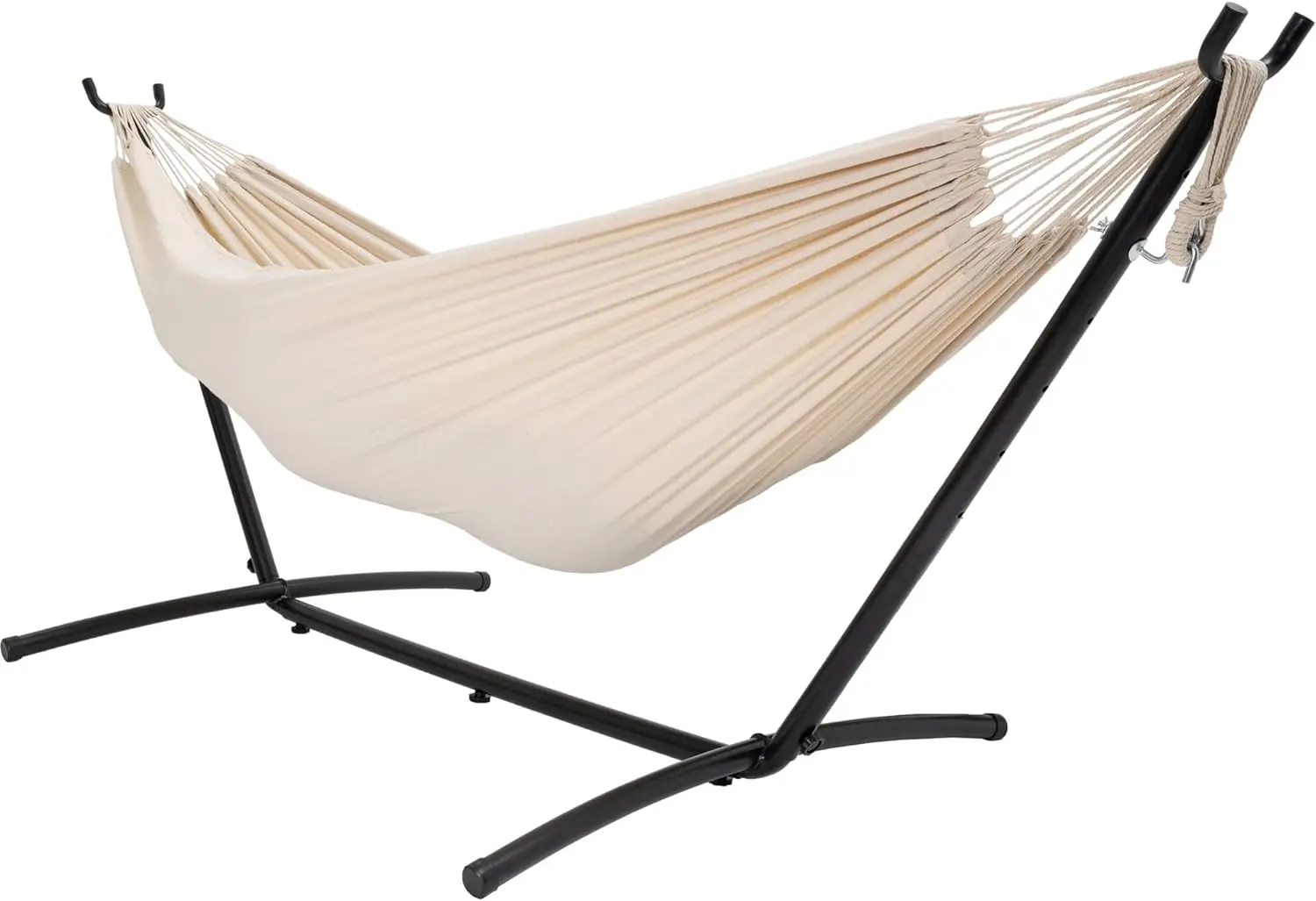 Hammock with 9ft Space-Saving Steel Stand Includes Portable Carrying Case, 450 Pounds Capacity (Natural)
Hammock with 9ft Space-Saving Steel Stand Includes Portable Carrying Case, 450 Pounds Capacity (Natural)