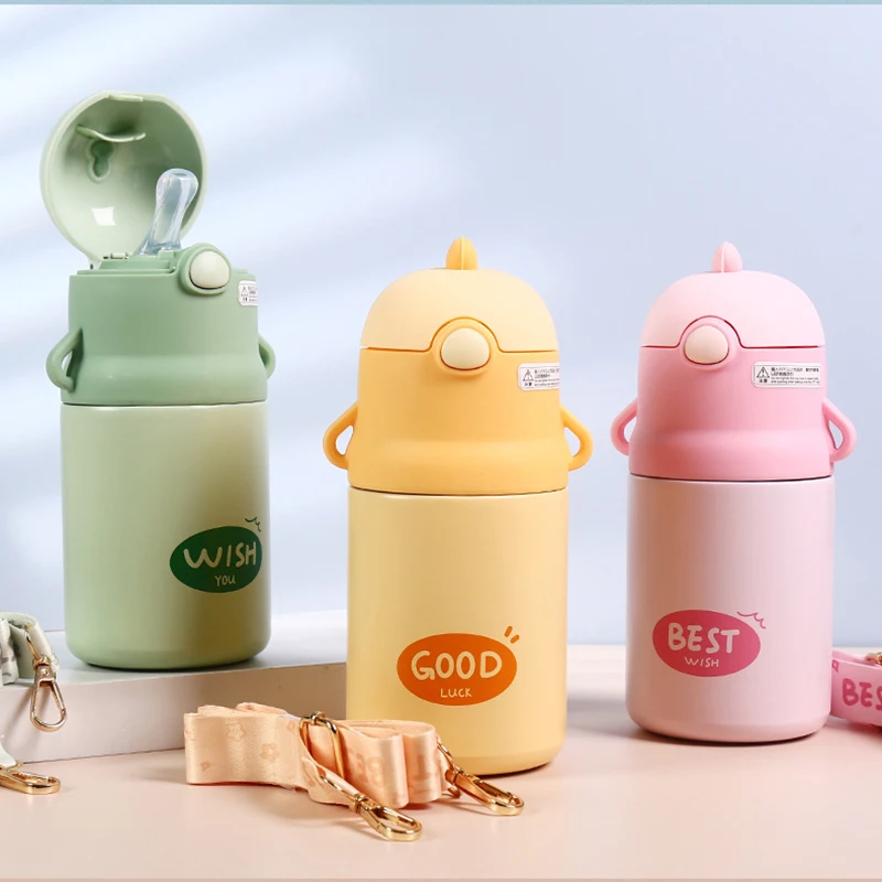 Creative Contrast Color Children'S Thermos Cup 316 Stainless Steel Straw Cup New Gift Student Water Cup 
Creative Contrast Color Children'S Thermos Cup 316 Stainless Steel Straw Cup New Gift Student Water Cup