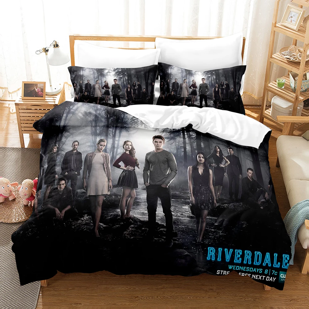 

Riverdale Bedding Set Single Twin Full Queen King Size Riverdale Bed Set Aldult Kid Bedroom Duvetcover Sets 3D Print 039