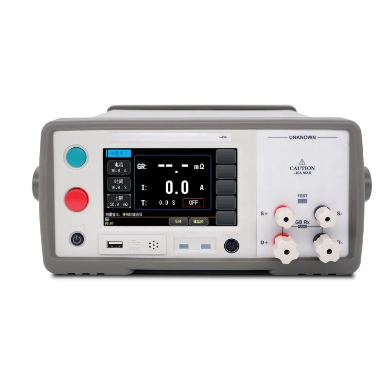 AT9600 5A TO 40A TOUCH SCREEN PLUS KEY CONTROL RS232 HANDLER INTERFACE GROUND RESISTANCE METER
AT9600 5A TO 40A TOUCH SCREEN PLUS KEY CONTROL RS232 HANDLER INTERFACE GROUND RESISTANCE METER