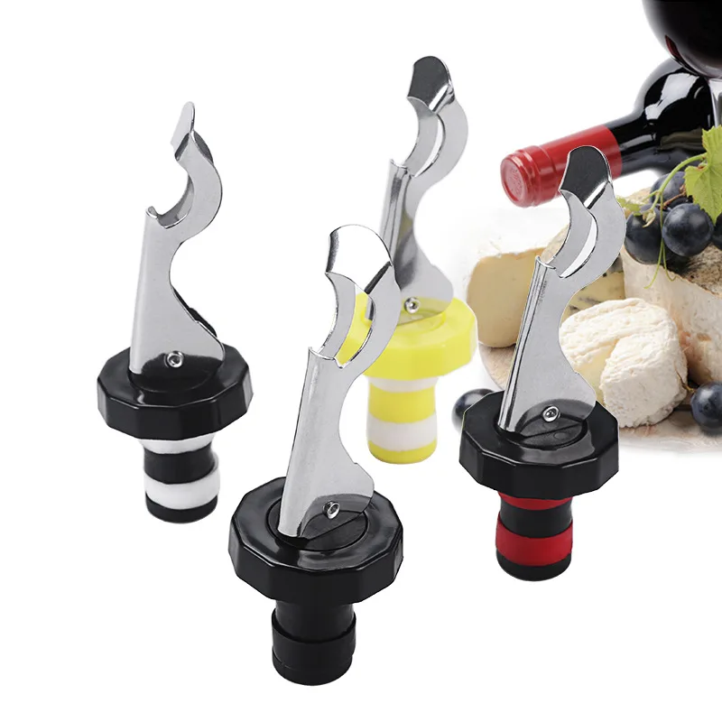 Silicone Wine Bottle Stopper, Sealed and Leak-proof, Lower Pressing Wine Stopper, Stainless Steel Bottle Opener Bartenders
Silicone Wine Bottle Stopper, Sealed and Leak-proof, Lower Pressing Wine Stopper, Stainless Steel Bottle Opener Bartenders