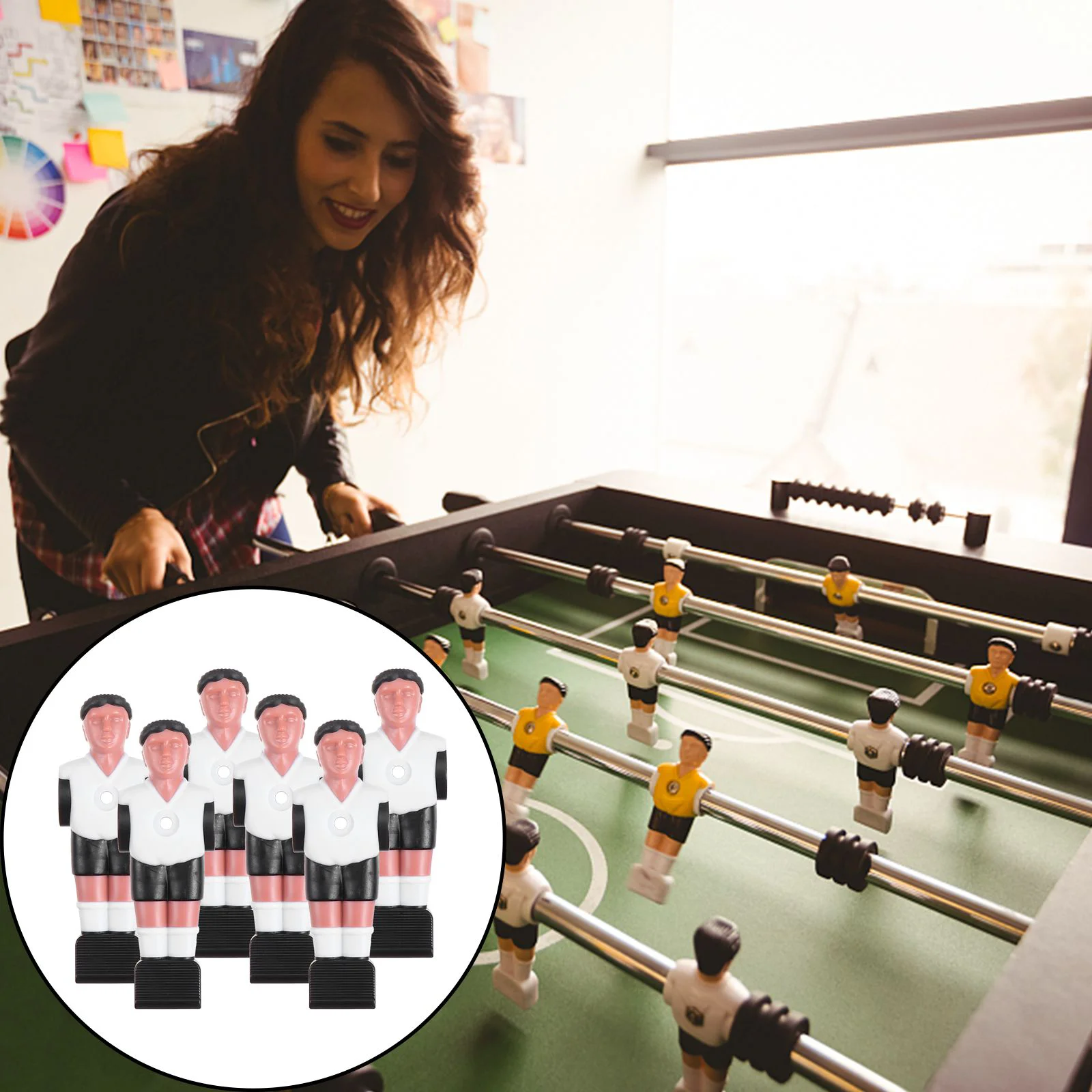 Table Soccer Foosballfootball Replacement Men Man Parts Mini Guy Accessories Accessory Set Figurines Game Athlete Machinepart 
Table Soccer Foosballfootball Replacement Men Man Parts Mini Guy Accessories Accessory Set Figurines Game Athlete Machinepart
