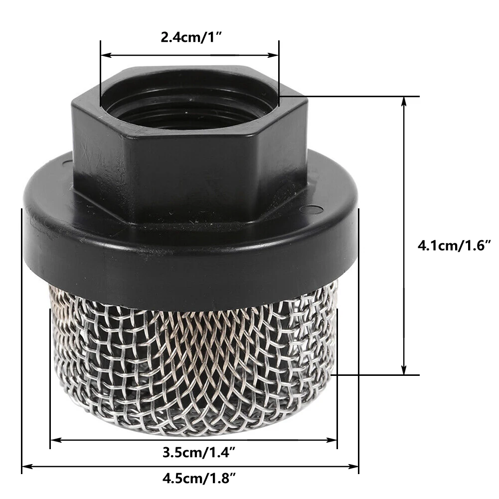 Sprayer Suction Hose Inlet Filter Strainer Sprayer Accessories For 390 395, For 490 495 Sprayer High Quality G3/4Thread
Sprayer Suction Hose Inlet Filter Strainer Sprayer Accessories For 390 395, For 490 495 Sprayer High Quality G3/4Thread