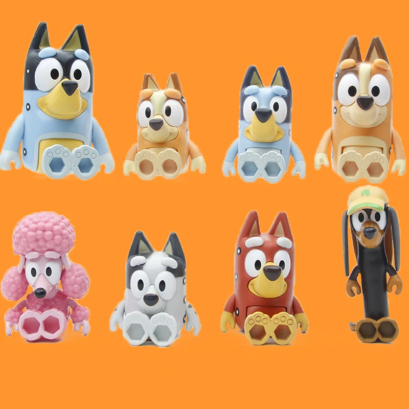 Anime Blueyi Friends Cute Action Figure Cartoon Figurine Kawaii Model Toys Cut Doll Room Decoration Kids Gift Collection Figura
Anime Blueyi Friends Cute Action Figure Cartoon Figurine Kawaii Model Toys Cut Doll Room Decoration Kids Gift Collection Figura