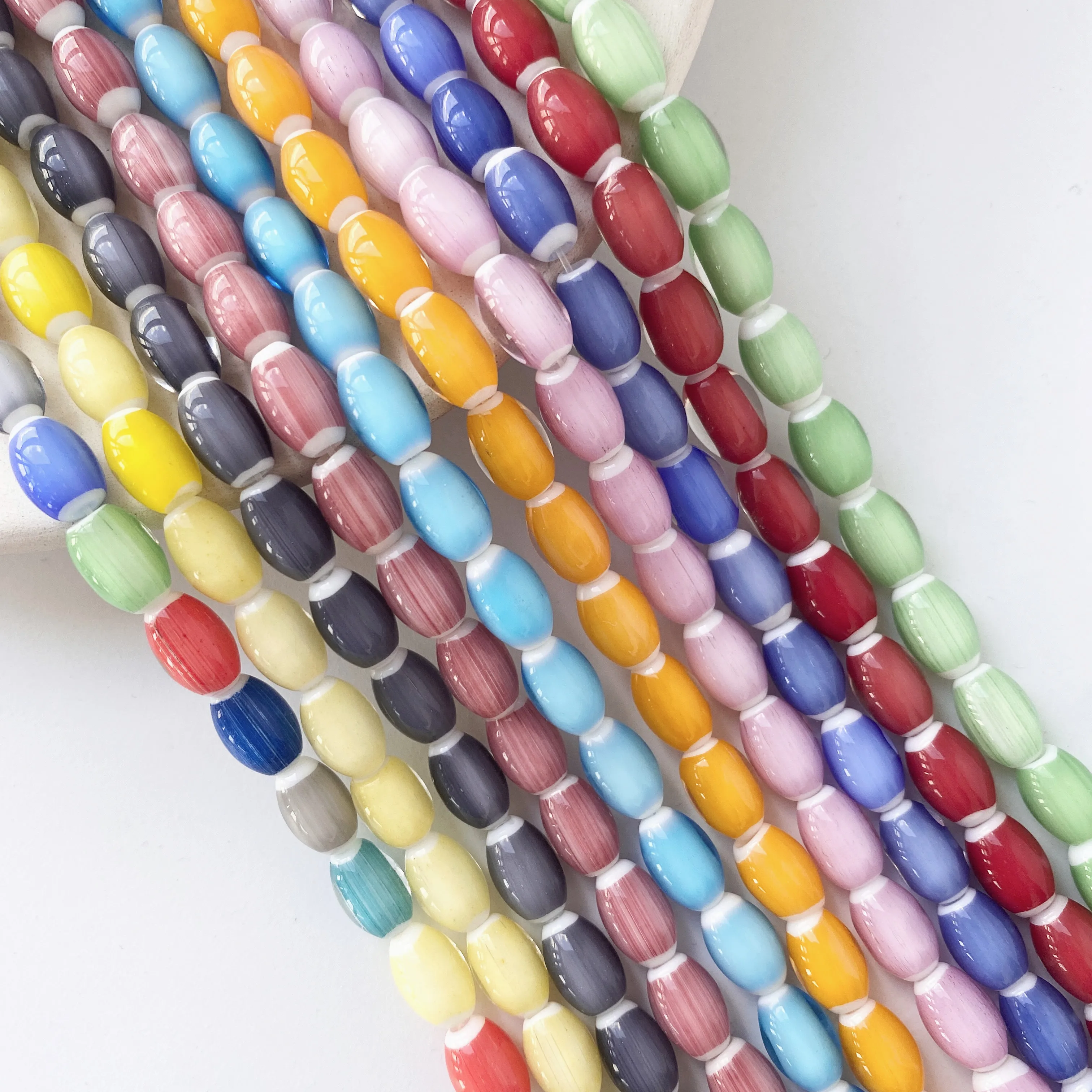 8x12mm Barrel Shape Nepal Style Handmade Glass Bead Spacial Print Lampwork Bead Loose DIY Jewelry Making Bracelet Necklace
8x12mm Barrel Shape Nepal Style Handmade Glass Bead Spacial Print Lampwork Bead Loose DIY Jewelry Making Bracelet Necklace