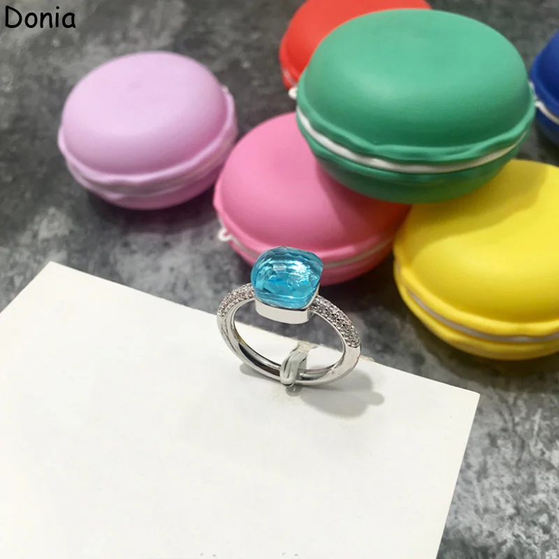 Donia jewelry European and American fashion gemstone ring copper ring inlaid zircon luxury new crystal couple ring
Donia jewelry European and American fashion gemstone ring copper ring inlaid zircon luxury new crystal couple ring