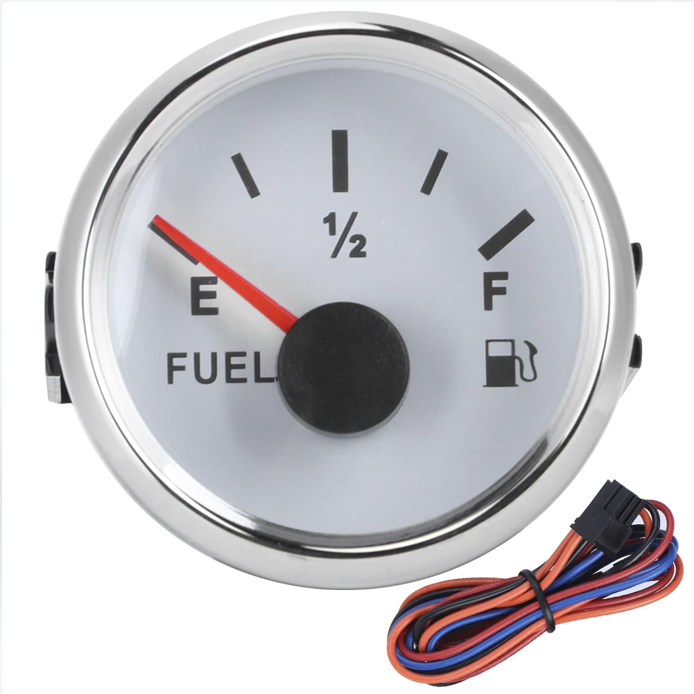 52mm/2in Fuel Oil Tank Level Gauge 0-190ohm Signal Pointer Meter for Marine Boat Car oil
52mm/2in Fuel Oil Tank Level Gauge 0-190ohm Signal Pointer Meter for Marine Boat Car oil