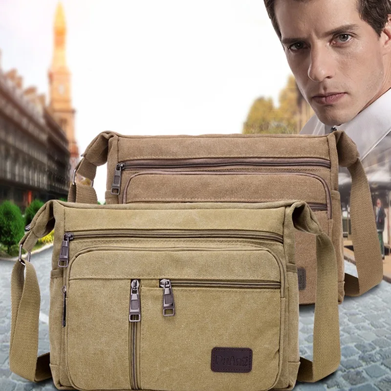 Simple High Men's Bag Bag Retro Leisure Diagonal Canvas Bag Package Version Men Business Bag For Big Shoulder Outdoor Capacity
Simple High Men's Bag Bag Retro Leisure Diagonal Canvas Bag Package Version Men Business Bag For Big Shoulder Outdoor Capacity