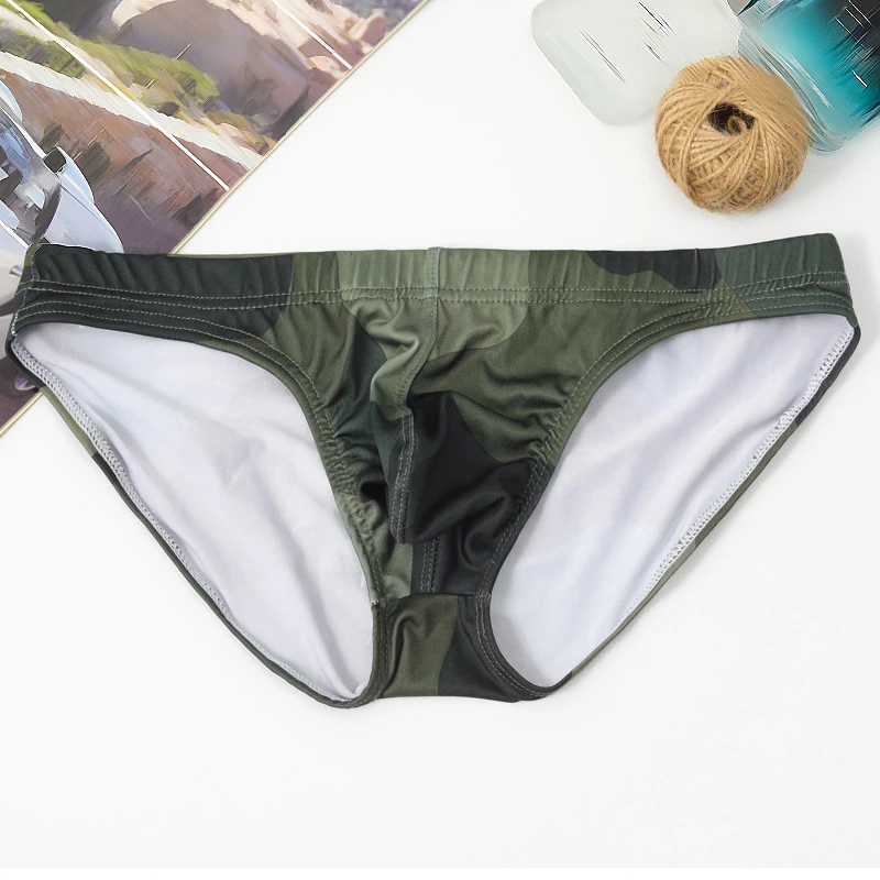 2022 Men's Sexy Low Rise Convex Pouch Underpants Briefs Breathable Camouflage Bulge Underpants Seamless Мужские Трусы
2022 Men's Sexy Low Rise Convex Pouch Underpants Briefs Breathable Camouflage Bulge Underpants Seamless Мужские Трусы