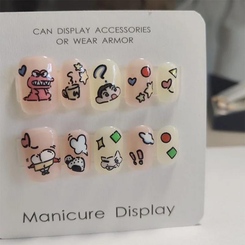 Kawaii Crayon Shin-Chan Cartoon Character The New Girl Diy Manual Decorate Nail Stickers Short Delicate Fashion Cartoon Around
Kawaii Crayon Shin-Chan Cartoon Character The New Girl Diy Manual Decorate Nail Stickers Short Delicate Fashion Cartoon Around