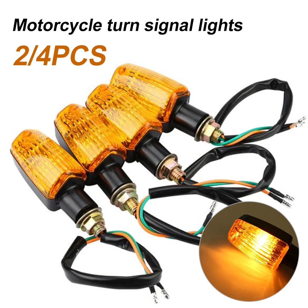2/4 Pack Universal Motorcycle Turn Signal Light 12V Motorcycle Indicator Flash Light Amber Flash Motorcycle Accessories
2/4 Pack Universal Motorcycle Turn Signal Light 12V Motorcycle Indicator Flash Light Amber Flash Motorcycle Accessories