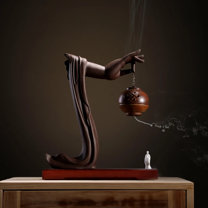 Buddah Chinese Candlee Shisha Warmer Hanging Creative Ceramic Candlee Vessel Smoke Backflow Bruleur Encens Room Decor DH50XL
Buddah Chinese Candlee Shisha Warmer Hanging Creative Ceramic Candlee Vessel Smoke Backflow Bruleur Encens Room Decor DH50XL
