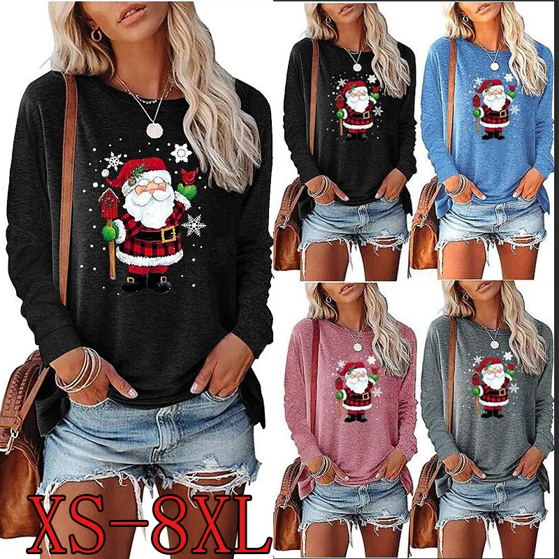 2022 Women Fashion Autumn and Winter Pullover Casual Printed Loose O-Neck Long Sleeve T-shirt XS-8XL
2022 Women Fashion Autumn and Winter Pullover Casual Printed Loose O-Neck Long Sleeve T-shirt XS-8XL
