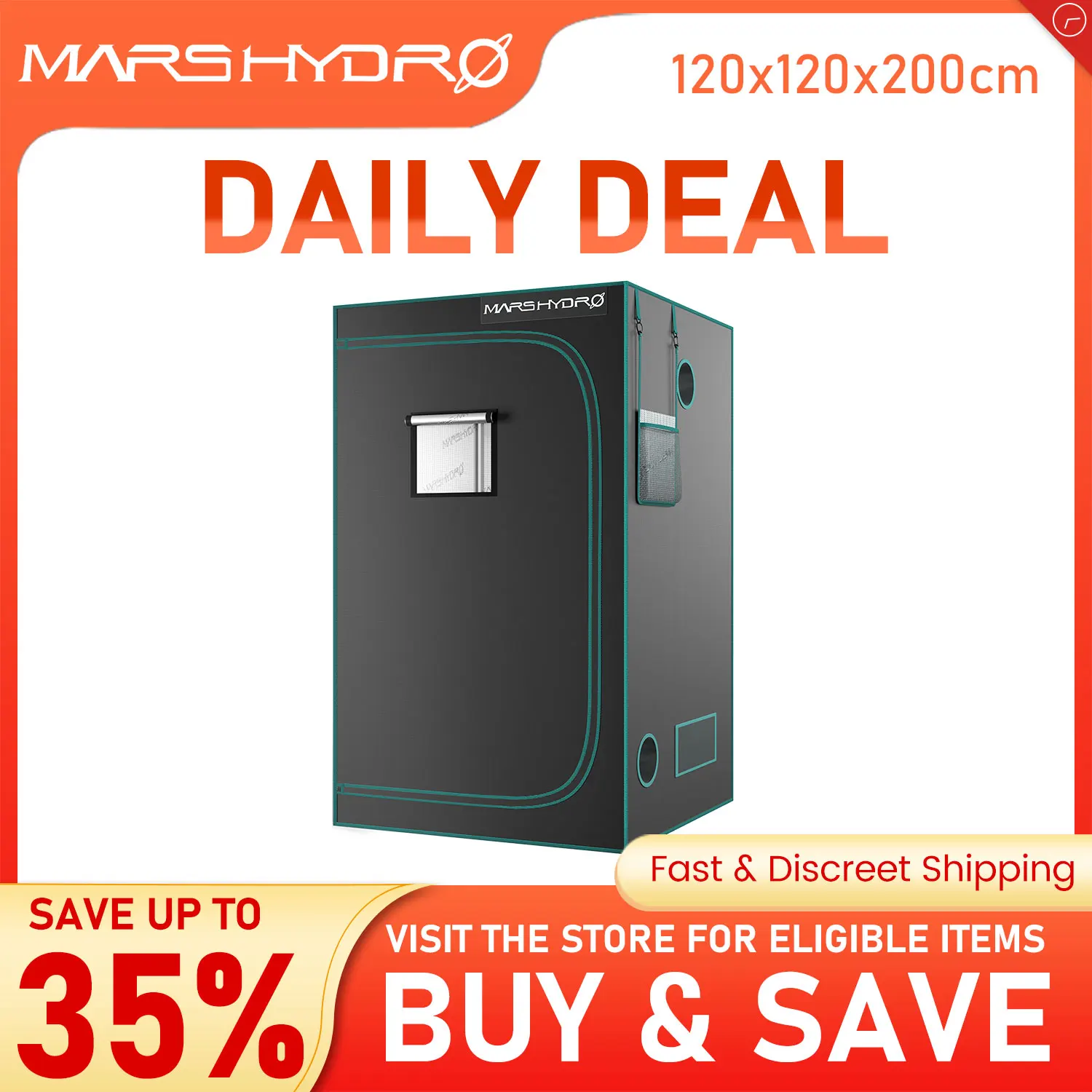 Марс Хайдро 120х120х200 см тентовый купол для гидропоники 
Марс Хайдро 120х120х200 см тентовый купол для гидропоники