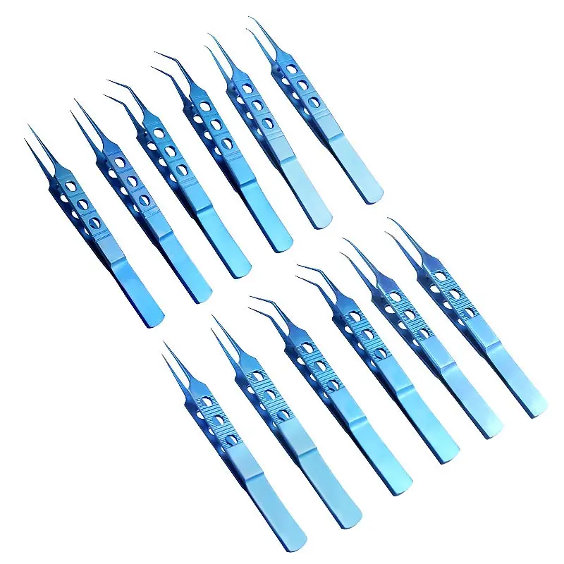 Ophthalmic Tweezers Titanium Alloy Straight/Curved/Angle Micros Forceps Eye Surgical Tools Ophthalmic Instruments 
Ophthalmic Tweezers Titanium Alloy Straight/Curved/Angle Micros Forceps Eye Surgical Tools Ophthalmic Instruments