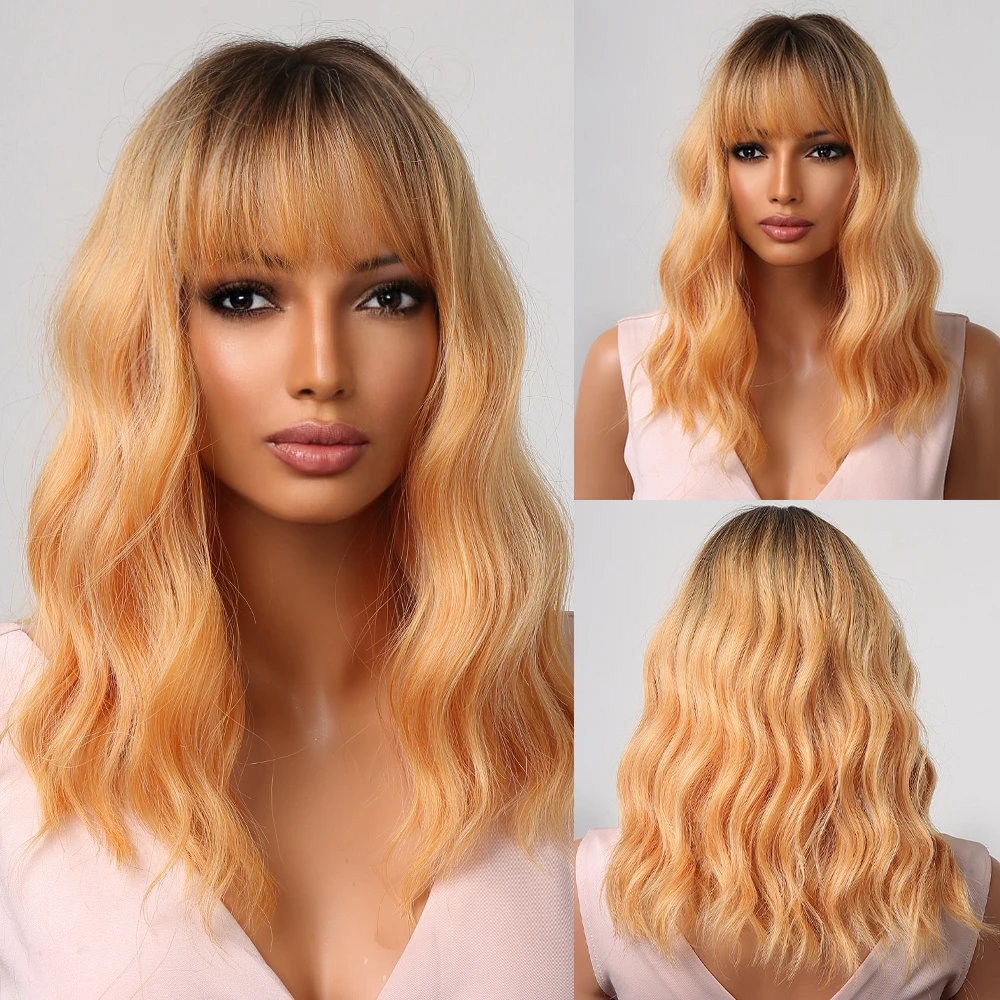 Synthetic Golden Honey Blonde Curly Wig Shoulder Long Deep Wave Wigs for Black Women Colored Daily Cosplay Wig Heat Resistant
Synthetic Golden Honey Blonde Curly Wig Shoulder Long Deep Wave Wigs for Black Women Colored Daily Cosplay Wig Heat Resistant