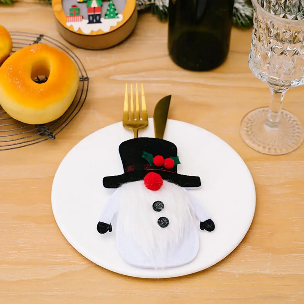 Christmas Cutlery Cover Christmas Cutlery Cover Festive Gnome Santa Claus Tableware Decoration for Xmas Party for Christmas
Christmas Cutlery Cover Christmas Cutlery Cover Festive Gnome Santa Claus Tableware Decoration for Xmas Party for Christmas