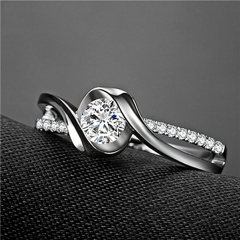 Luxury Shining Zircon Delicate Ring For Women Fashion Classic Silver Color Princess Wedding Engagement Ring Party Jewelry Gifts
Luxury Shining Zircon Delicate Ring For Women Fashion Classic Silver Color Princess Wedding Engagement Ring Party Jewelry Gifts
