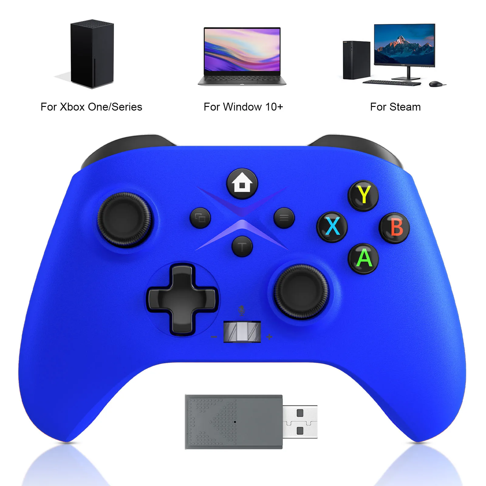 

Беспроводной контроллер 2,4G для Microsoft Xbox One, беспроводной геймпад для Xbox серии X/Xbox серии S, игровые консоли, джойстик в подарок