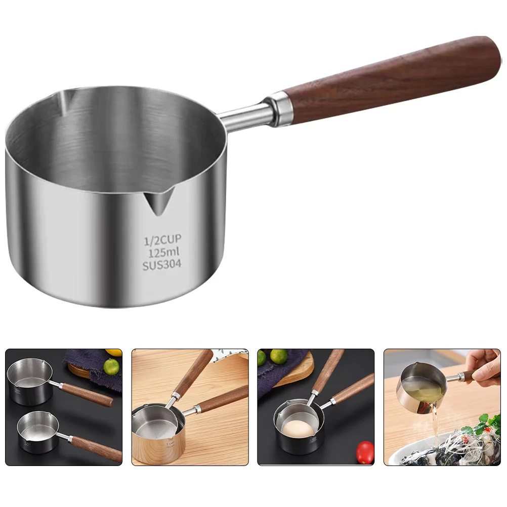 Small Pot Oil Pan Wood Handle Sauce Pour Spout Soup Pans Cooking Non Stick Pots Milk Reusable Metal Baby Bath Set
Small Pot Oil Pan Wood Handle Sauce Pour Spout Soup Pans Cooking Non Stick Pots Milk Reusable Metal Baby Bath Set
