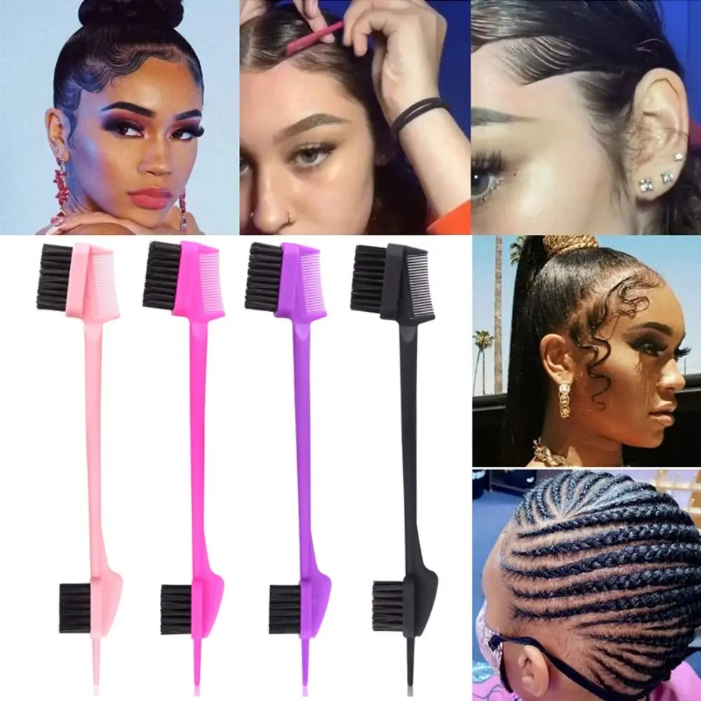 Double-sided Edge Control Hair Comb Hair Eyebrow Styling Tool Eyebrow Gel Brush Hair Dye Brushes Hairdressing Three Sided Comb
Double-sided Edge Control Hair Comb Hair Eyebrow Styling Tool Eyebrow Gel Brush Hair Dye Brushes Hairdressing Three Sided Comb