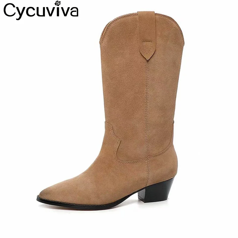 Классические женские длинные сапоги 2022, модельные сапоги Челси до середины икры с острым носком, высококачественные сапоги из натуральной ...
Классические женские длинные сапоги 2022, модельные сапоги Челси до середины икры с острым носком, высококачественные сапоги из натуральной ...