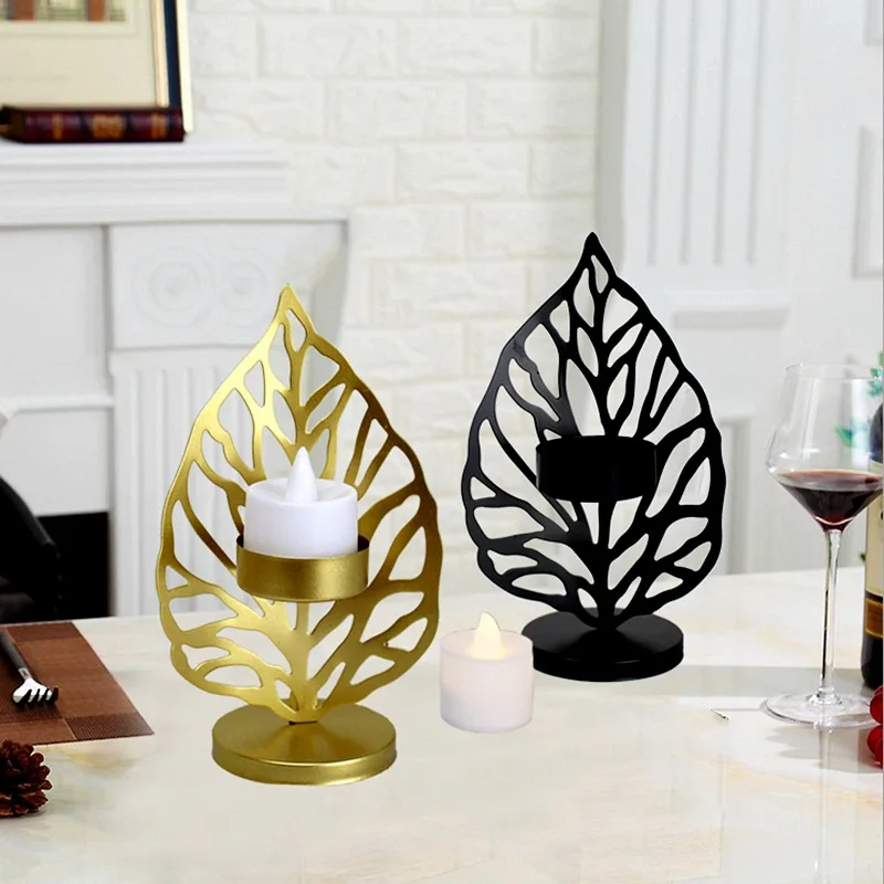 1PC Nordic Decor Wrought Iron Candlestick Creative Leaf Candle Holder Desktop Ornament Living Roo Bedroom Restaurant Candlestick
1PC Nordic Decor Wrought Iron Candlestick Creative Leaf Candle Holder Desktop Ornament Living Roo Bedroom Restaurant Candlestick