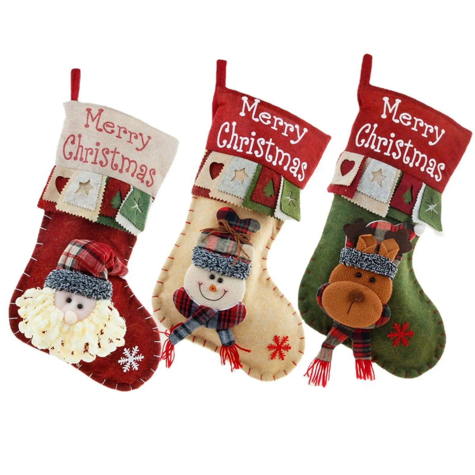 Cute Christmas 3D Decorative Socks Christmas Decorations Hanging Stockings Presents Bag for Holiday Mantel Decor Boy Children
Cute Christmas 3D Decorative Socks Christmas Decorations Hanging Stockings Presents Bag for Holiday Mantel Decor Boy Children