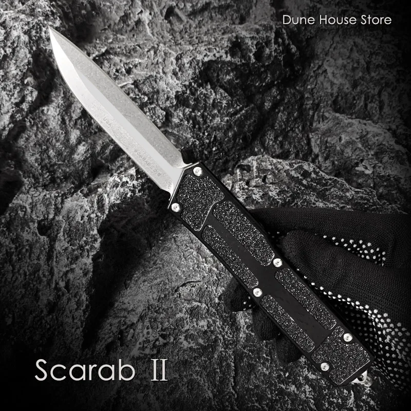 Нож Microtech Scarab II M390 стальной Micro Tech SCARAB 2 OTF карманные ножи тактические военные