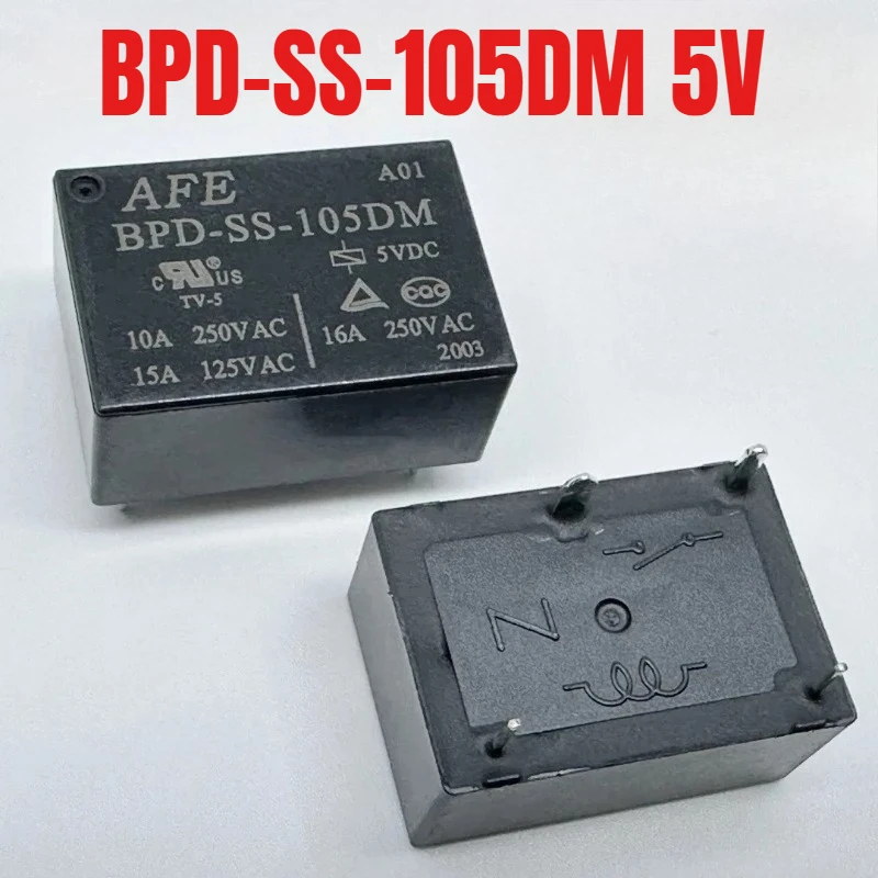 Реле 4 контакта BPD-SS-105DM BPD-SS-112DM BPD-SS-124DM (7520A-5V/12V/24V-16A)
Реле 4 контакта BPD-SS-105DM BPD-SS-112DM BPD-SS-124DM (7520A-5V/12V/24V-16A)