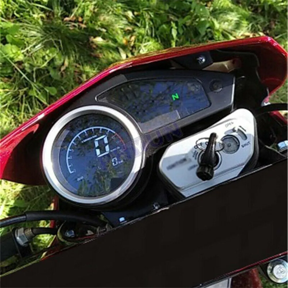 Odometer Speedometer Motorcycle Adapter Black Digital Durable Fuel Gauge Meter Instruments LCD Parts Tachometer
Odometer Speedometer Motorcycle Adapter Black Digital Durable Fuel Gauge Meter Instruments LCD Parts Tachometer