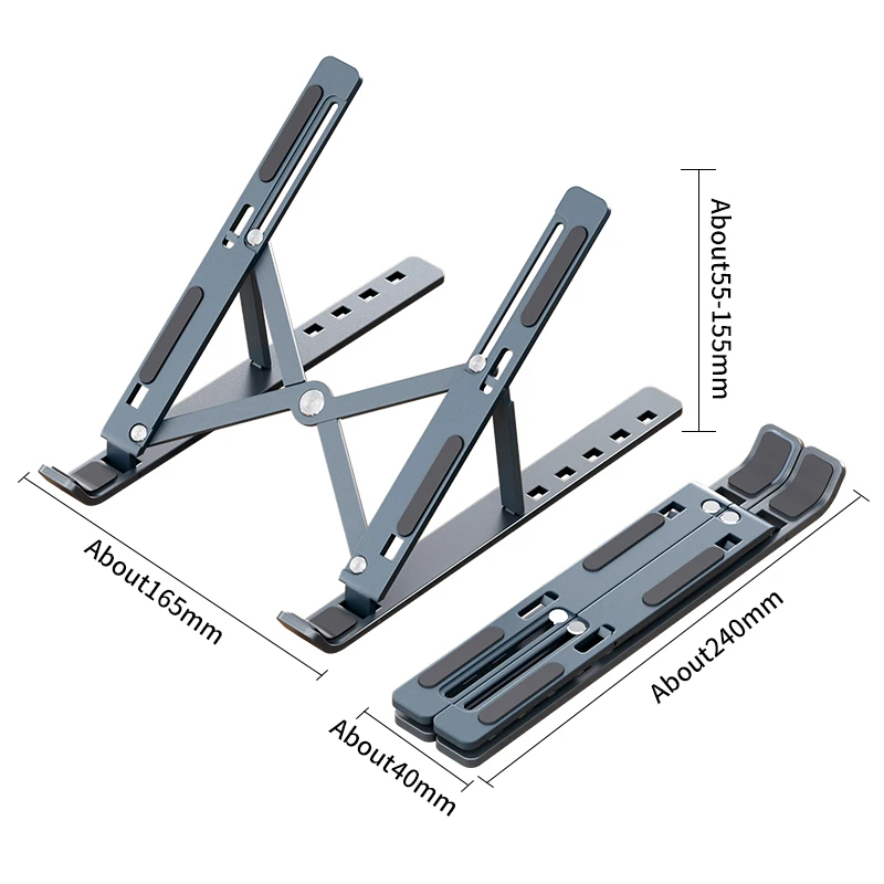 Portable Laptop Stand Aluminium Foldable notebook Stand Compatible with 10 to 15.6 Inches Laptops For Macbook Lenovo DELL
Portable Laptop Stand Aluminium Foldable notebook Stand Compatible with 10 to 15.6 Inches Laptops For Macbook Lenovo DELL