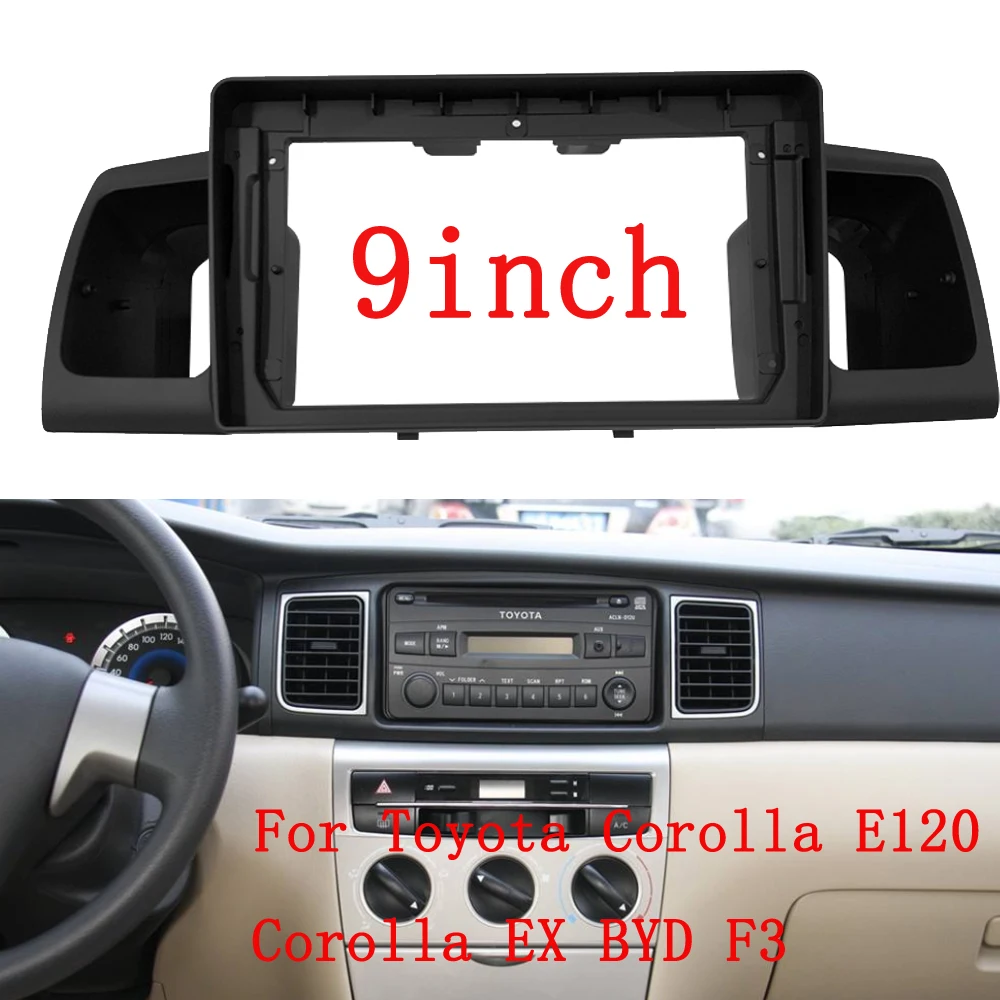2 din Car radio Center Stereo Radio GPS Plate Panel Frame Fascia Replacement For Toyota Corolla E120 Corolla EX BYD F3 Dash Kit
2 din Car radio Center Stereo Radio GPS Plate Panel Frame Fascia Replacement For Toyota Corolla E120 Corolla EX BYD F3 Dash Kit