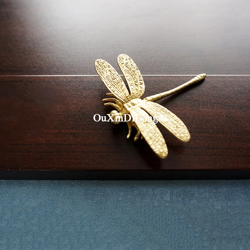 Beauty Dragonfly Design 4PCS Pure Brass Furniture Handles Drawer Pulls Cupboard Wardrobe Dresser Shoe TV Wine Cabinet Pull Knobs
Beauty Dragonfly Design 4PCS Pure Brass Furniture Handles Drawer Pulls Cupboard Wardrobe Dresser Shoe TV Wine Cabinet Pull Knobs