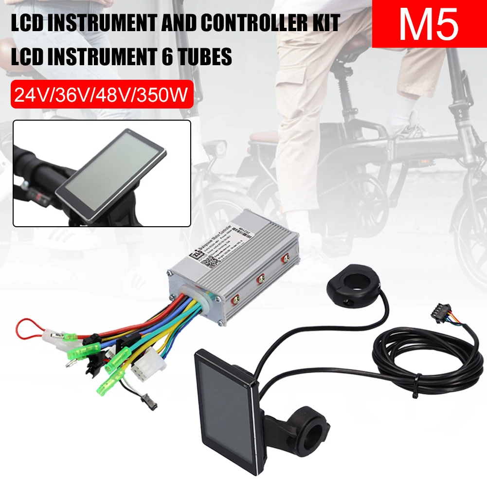 E-Bike Electric Scooter Brushless Controller 24V/36V/48V 350W Electric Bicycle Controller Brushless with LCD Display Waterproof
E-Bike Electric Scooter Brushless Controller 24V/36V/48V 350W Electric Bicycle Controller Brushless with LCD Display Waterproof