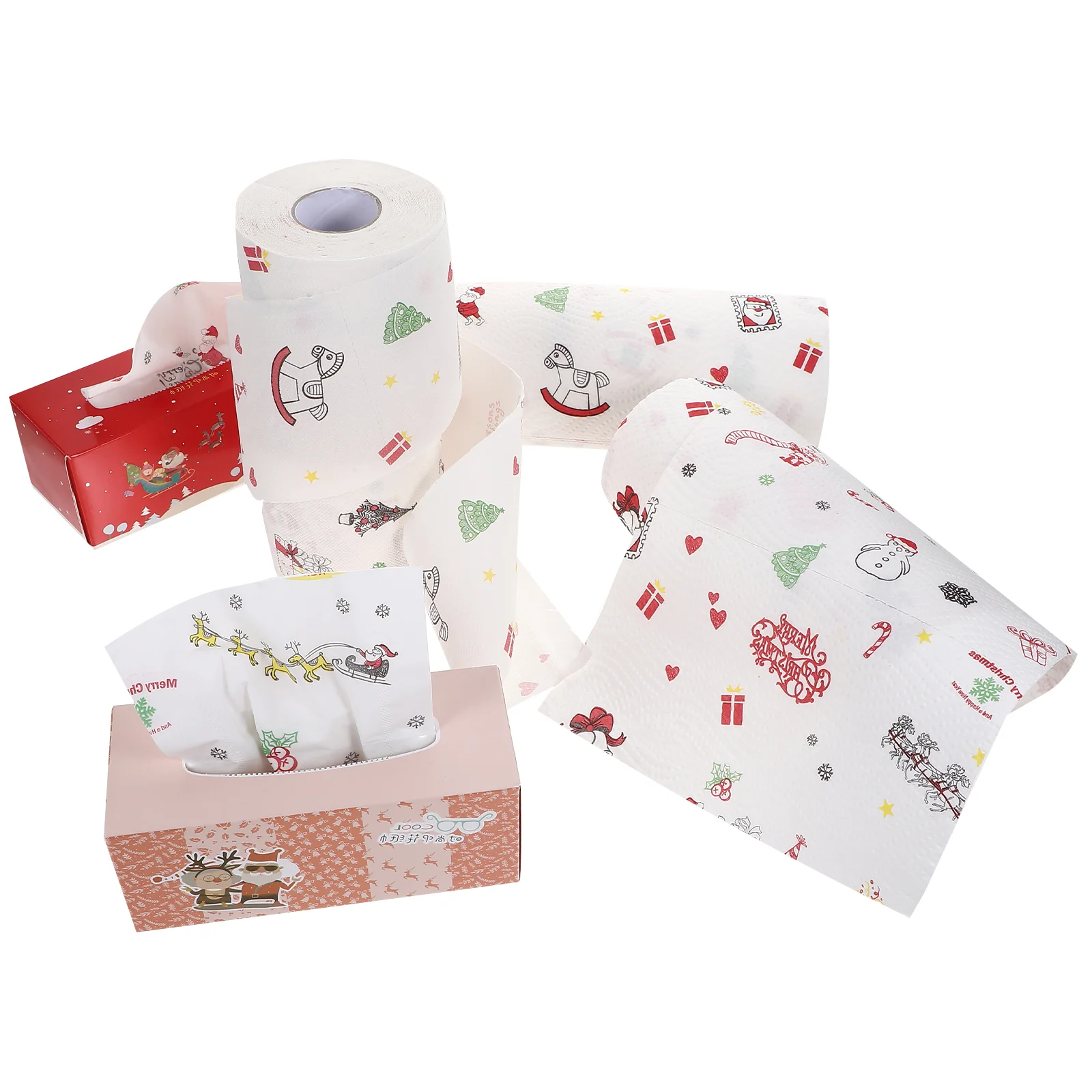 1 Set Toilet Paper Christmas Printing Napkin Christmas Party Accessories Pattern Random
1 Set Toilet Paper Christmas Printing Napkin Christmas Party Accessories Pattern Random