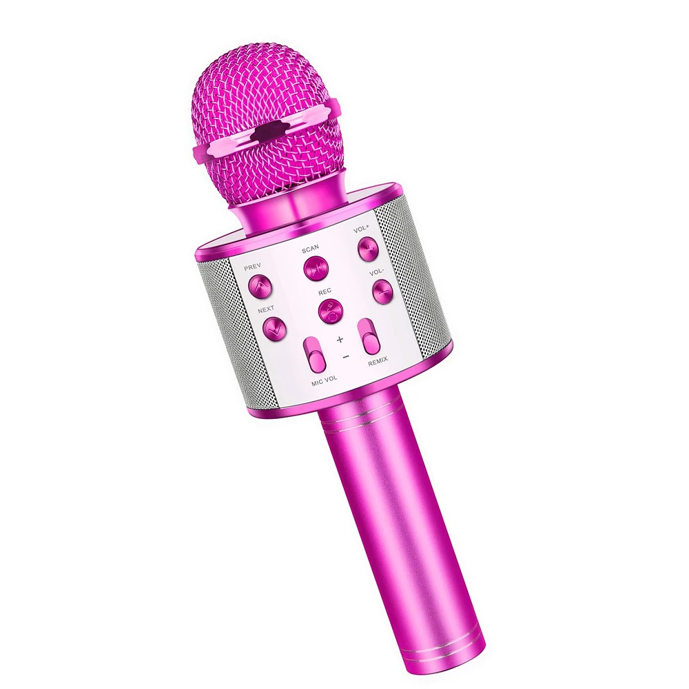 Wireless Bluetooth Karaoke Microphone Machine, Portable Handheld Speaker Player Kids Adults Home KTV Party
Wireless Bluetooth Karaoke Microphone Machine, Portable Handheld Speaker Player Kids Adults Home KTV Party