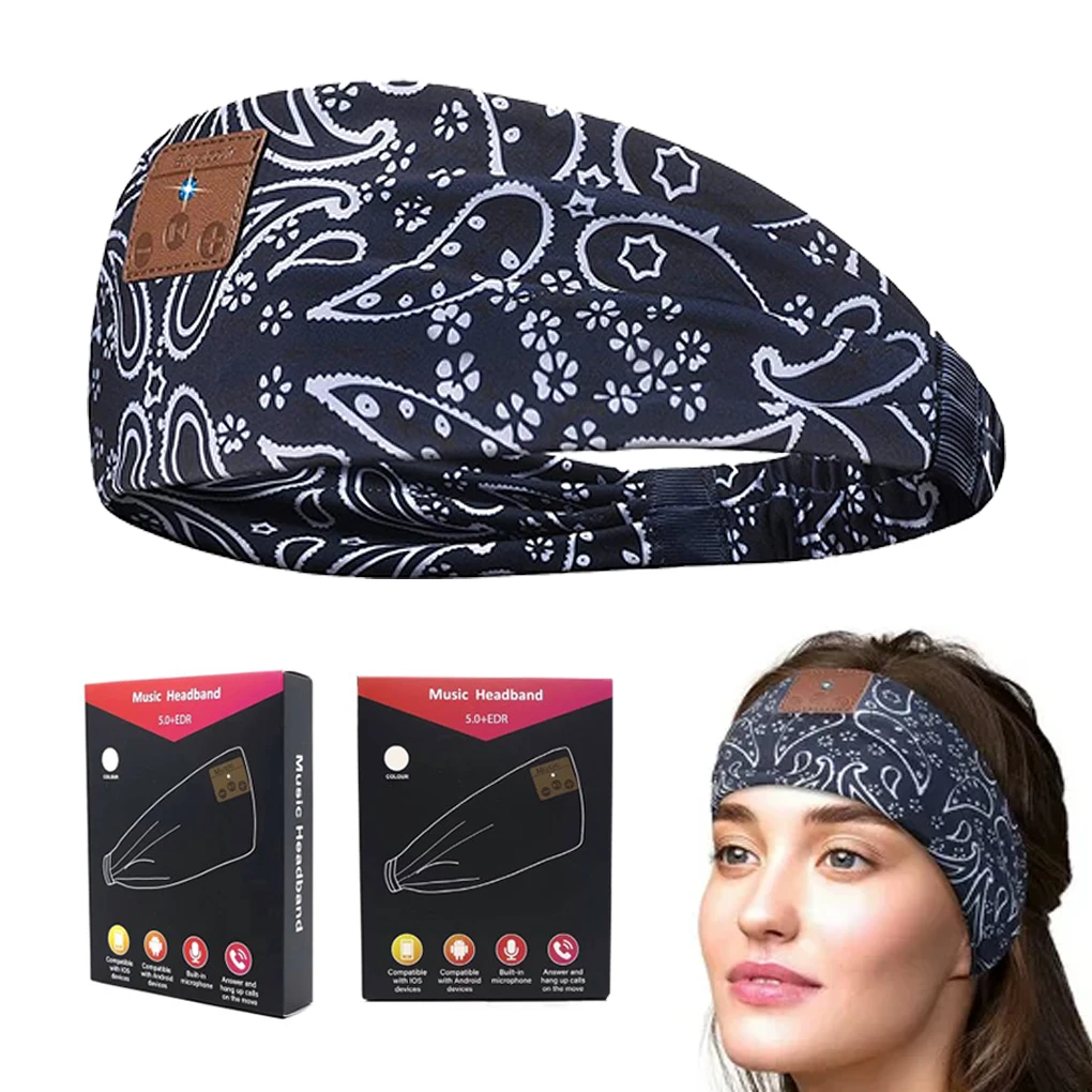 Наушники для сна, музыкальная спортивная повязка высокого разрешения 
Наушники для сна, музыкальная спортивная повязка высокого разрешения