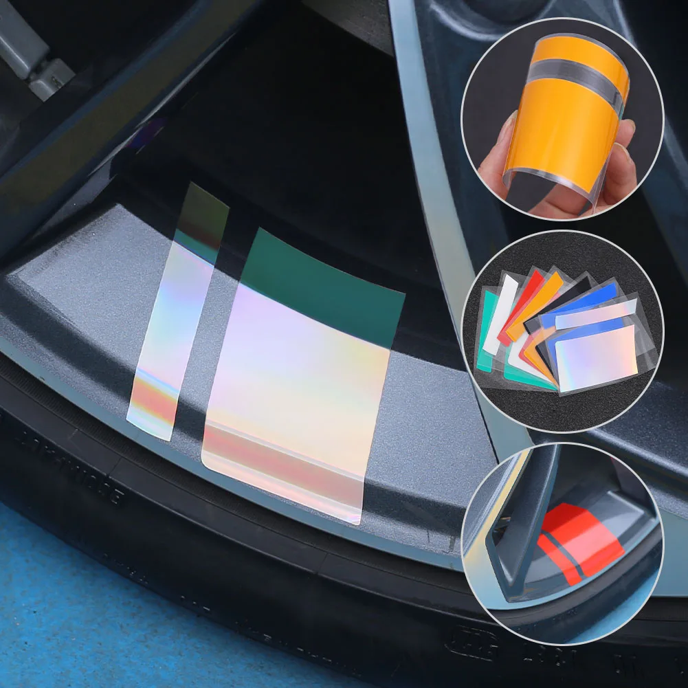 6Pcs Reflective Car Wheel Rim Decals Stripe Racing Wheel Rim Stickers Safety Decoration for Size 18"-21" Wheels Car Accessories
6Pcs Reflective Car Wheel Rim Decals Stripe Racing Wheel Rim Stickers Safety Decoration for Size 18"-21" Wheels Car Accessories