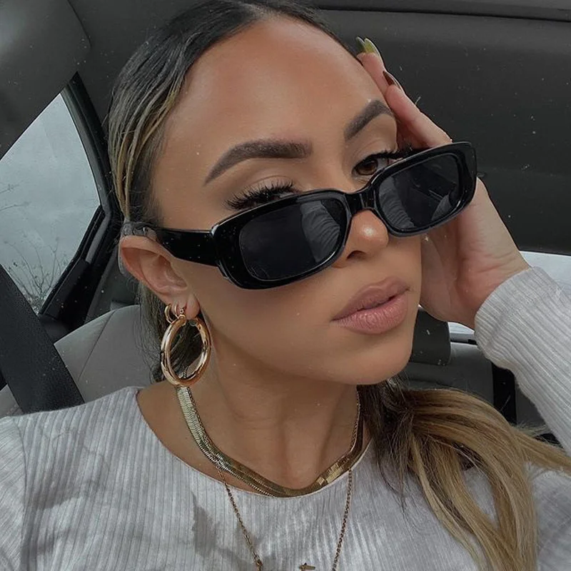 2022 Rectangle Vintage Sunglasses Woman Fashion Black Candy Colors Frame Sun Glasses Female Shades Square Driver Oculos De Sol
2022 Rectangle Vintage Sunglasses Woman Fashion Black Candy Colors Frame Sun Glasses Female Shades Square Driver Oculos De Sol
