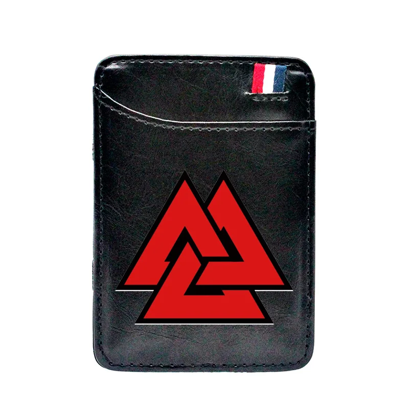 Black Fashion Viking Triangle Printing Leather Magic Wallets Classic Men Women Money Clips Card Purse Cash Holder
Black Fashion Viking Triangle Printing Leather Magic Wallets Classic Men Women Money Clips Card Purse Cash Holder