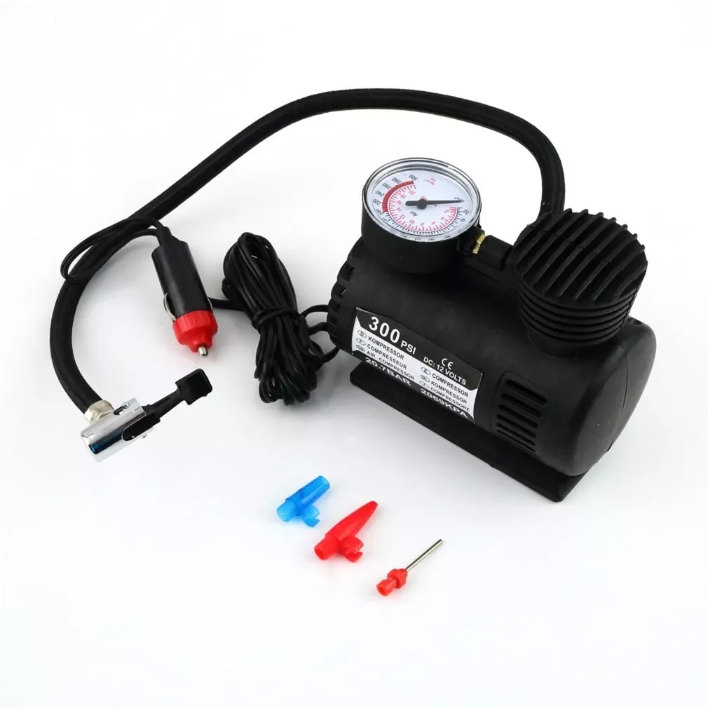 Black Portable Versatile 12V 300PSI Car Tire Tyre Inflator Pump Mini Compact Compressor Pump Car Bike Tyre Air Inflator
Black Portable Versatile 12V 300PSI Car Tire Tyre Inflator Pump Mini Compact Compressor Pump Car Bike Tyre Air Inflator