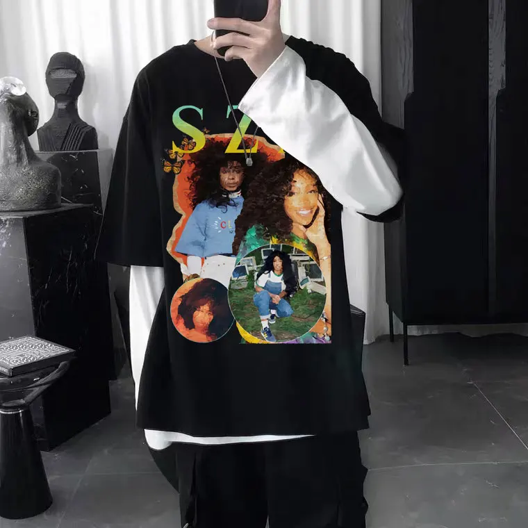 SZA Good Days Graphic Print Tshirt Short Sleeve Women Men Hip Hop Oversize Streetwear T Shirts Vintage Tee Woman Casual T-shirt
SZA Good Days Graphic Print Tshirt Short Sleeve Women Men Hip Hop Oversize Streetwear T Shirts Vintage Tee Woman Casual T-shirt
