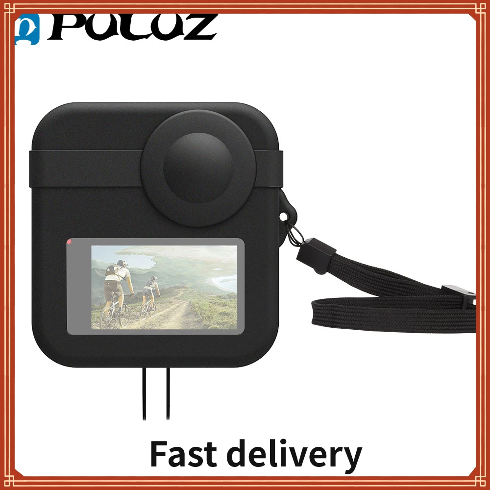 PULUZ для GoPro MAX двойные колпачки для объектива чехол + Корпус мягкая резиновая рамка силиконовый защитный чехол для GoPro MAX аксессуары для камер...
PULUZ для GoPro MAX двойные колпачки для объектива чехол + Корпус мягкая резиновая рамка силиконовый защитный чехол для GoPro MAX аксессуары для камер...