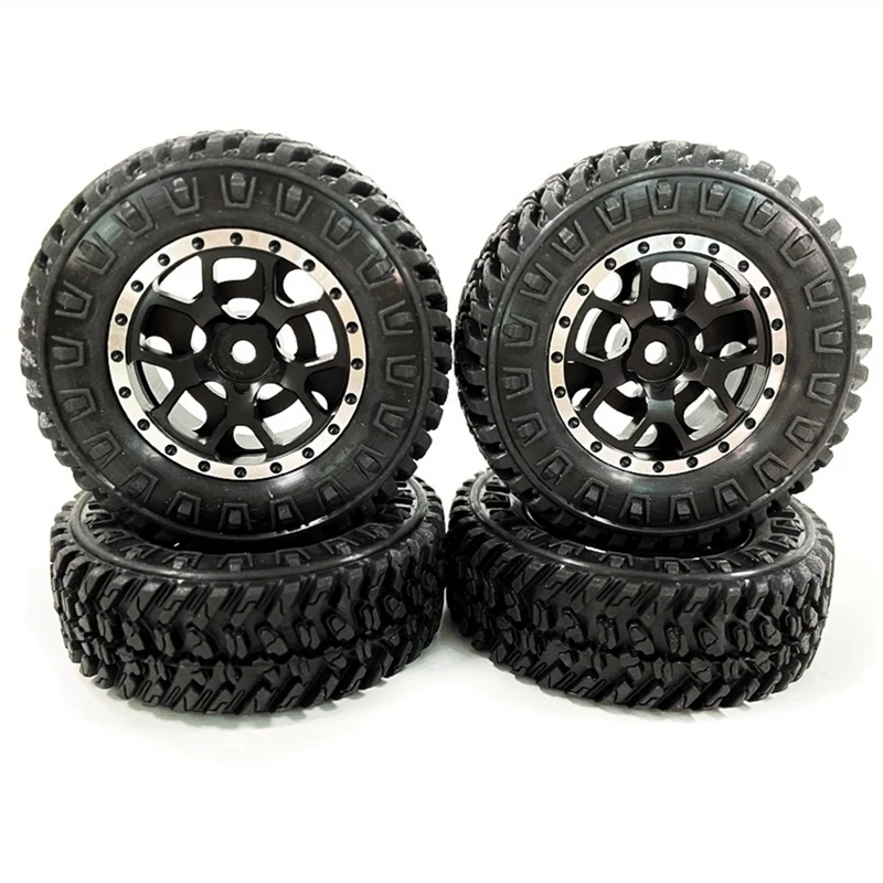 4PCS 1.0 Tires and Metal Beadlock Wheel Rims Set for 1/24 RC Crawler Car Axial SCX24 FMS FCX24 Enduro24 Parts,Black A
4PCS 1.0 Tires and Metal Beadlock Wheel Rims Set for 1/24 RC Crawler Car Axial SCX24 FMS FCX24 Enduro24 Parts,Black A