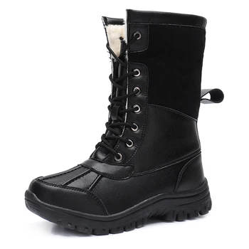 2023 New Womens Snow Boots High Top Duck Down Winter Warm Plush Lining Fashion Outdoor Leisure Waterproof Platform Shoes